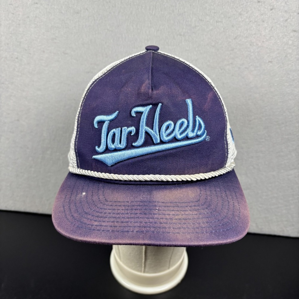 North‎ Carolina Tar Heels Snapback Trucker Hat UNC Rope Cap New Era Faded OSFM